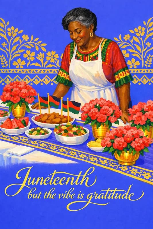 Juneteenth Vibe of Gratitude front