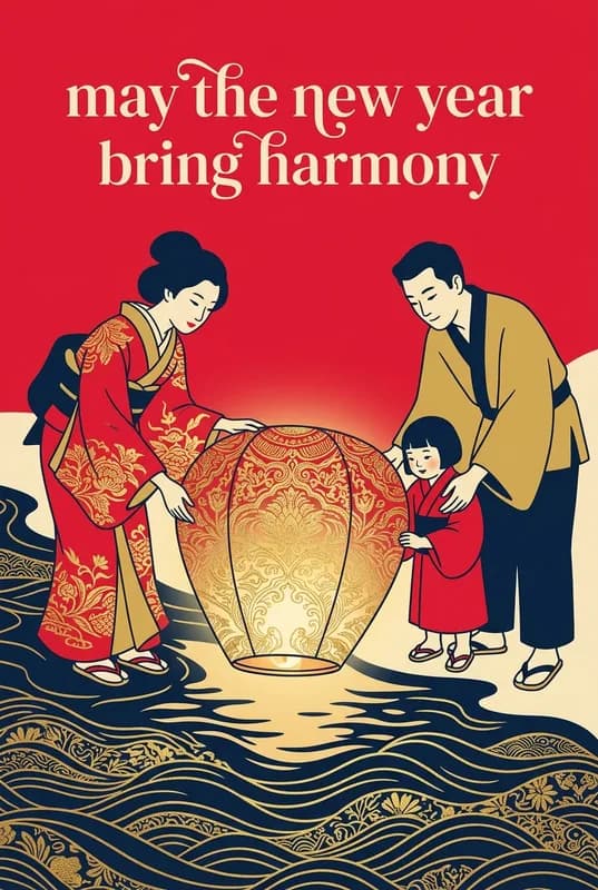 Harmony And Abundance New Year front