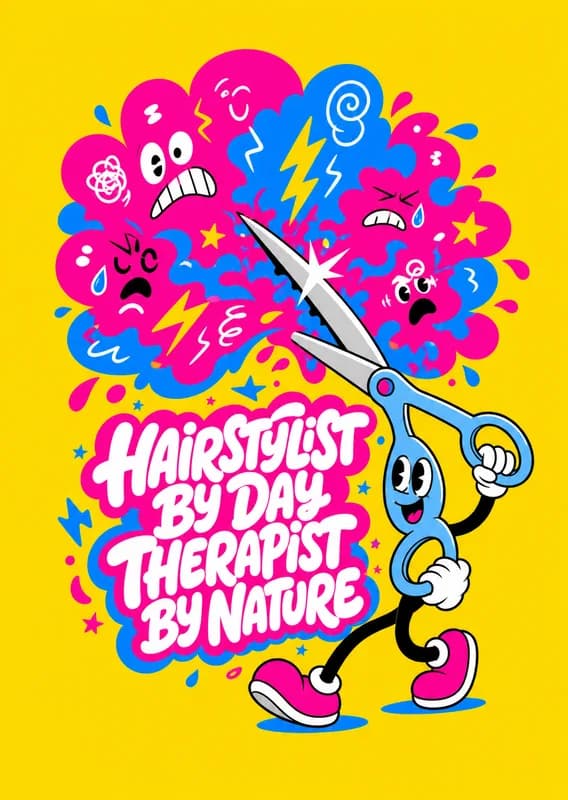 Hairstylist Therapist Appreciation front