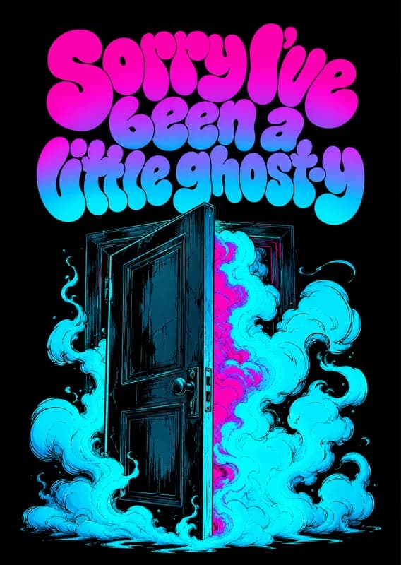 Sorry Ive Been A Little Ghost-y front