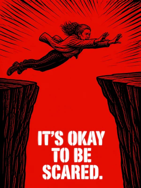 Brave As Hell Encouragement Card front