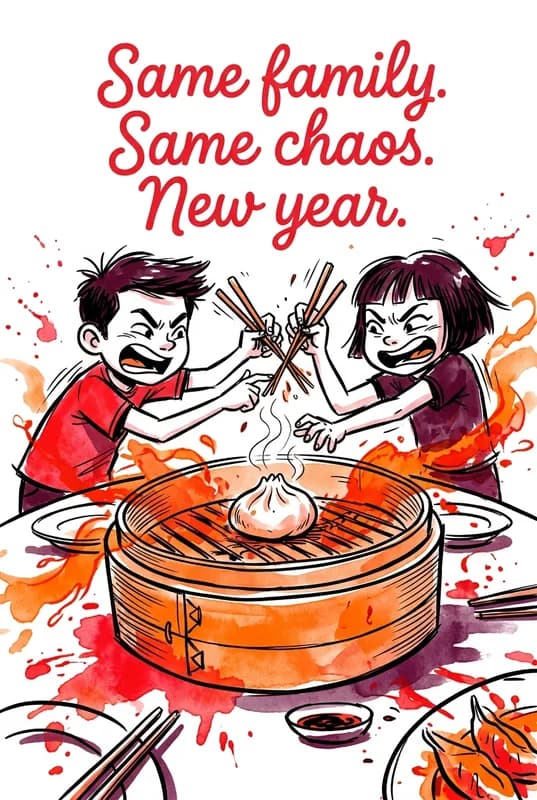 Sibling Rivalry New Year front