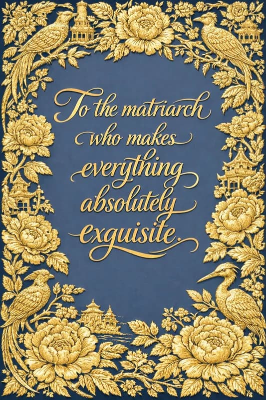 Exquisite Matriarch Appreciation front
