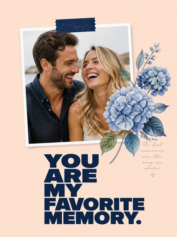 Favorite Memory Anniversary Card front
