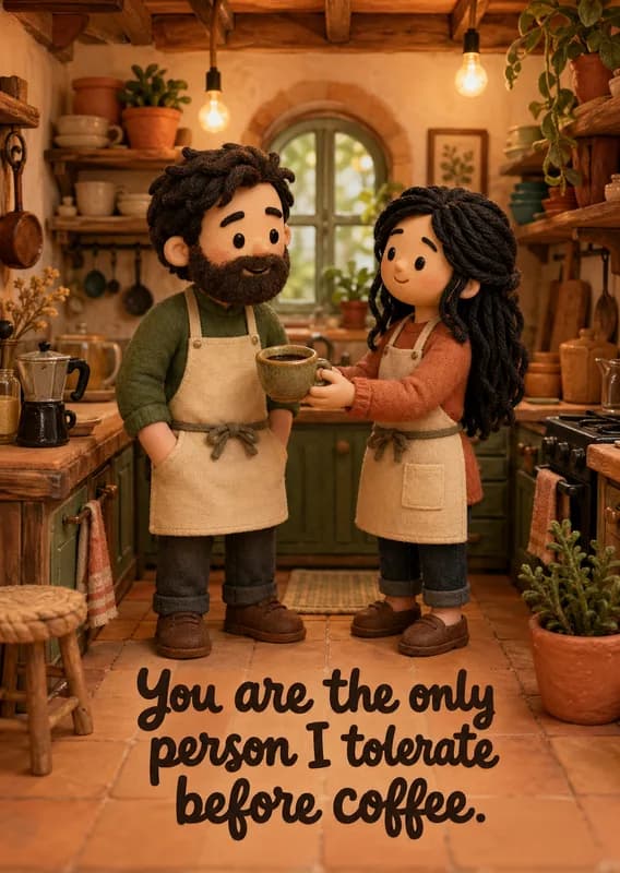 Cozy Coffee Love Note front