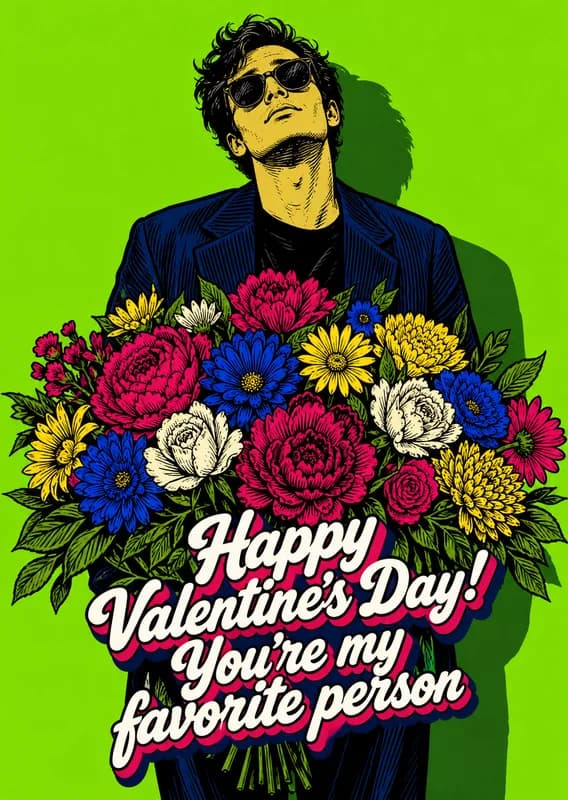 Bold Bouquet of Love front