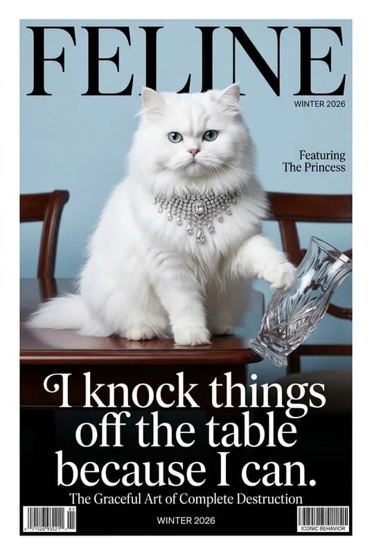 Royal Cat Birthday Mischief front