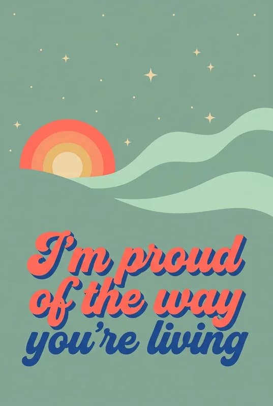 Proud Of Your Journey Card front