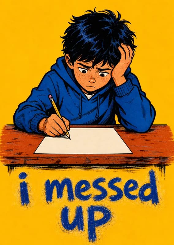 Sincere Apology Card for Kids front