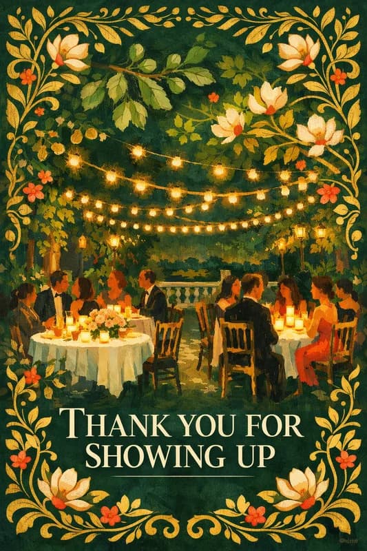 Thank You For Celebrating Us front