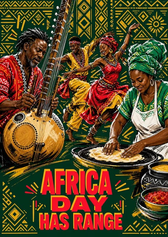 Celebrate Africa Day With Pride front
