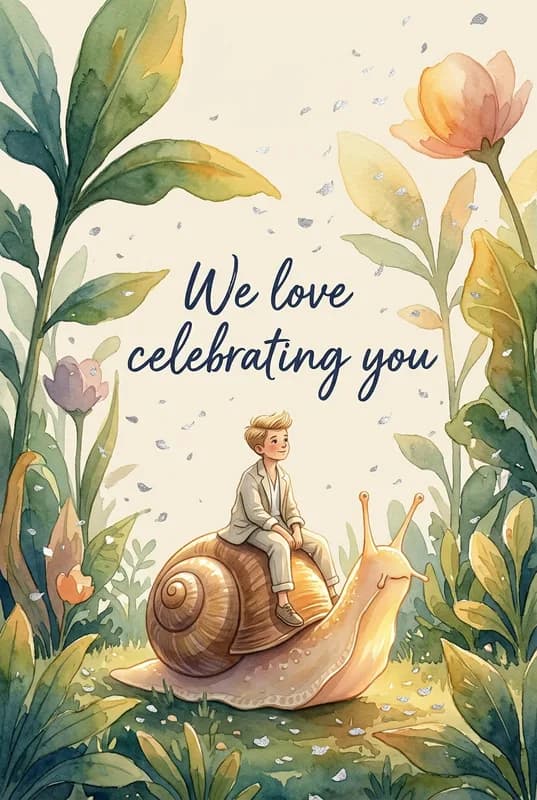 Whimsical Celebration Card front