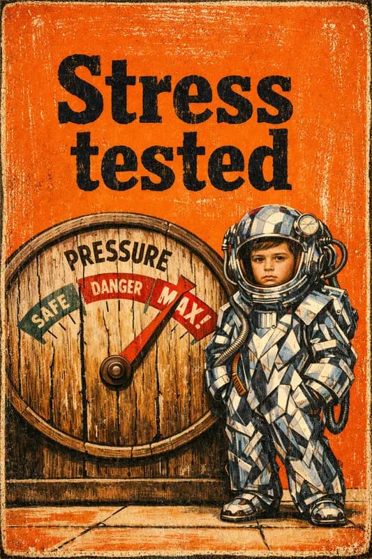 Stress Tested Encouragement Card front