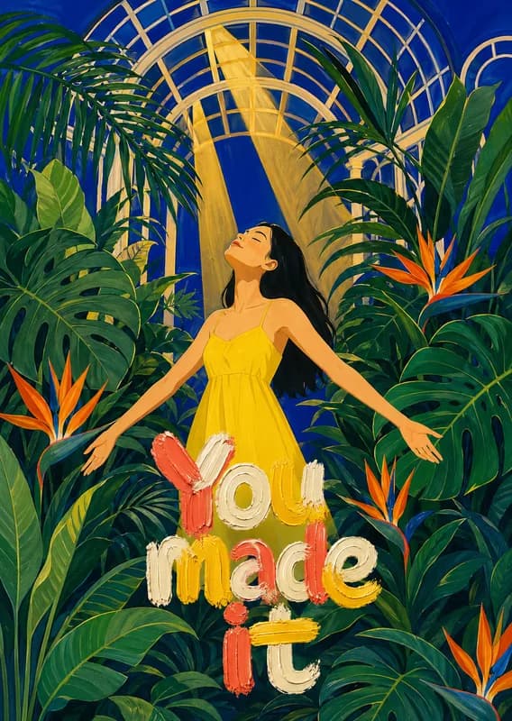 You Made It Birthday Card front