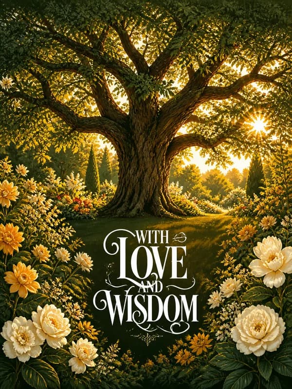 With Love And Wisdom Quinceanera Card front