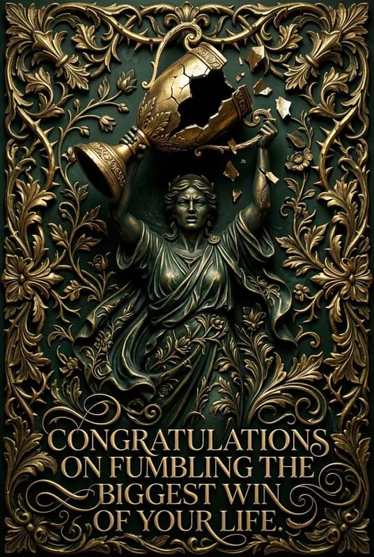 Goodbye Forever Savage Card front