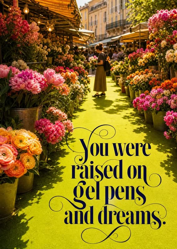 Raised On Gel Pens And Dreams front