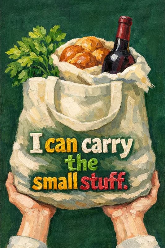 I Can Carry The Small Stuff front