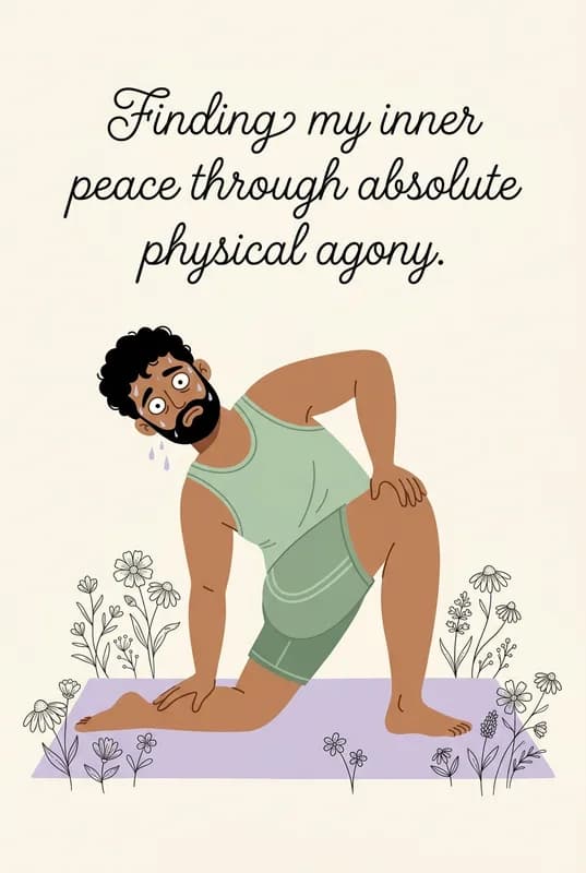 Yoga Agony Birthday Wishes front