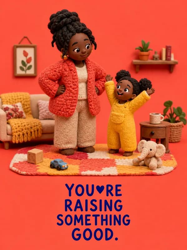 You're Raising Something Good front