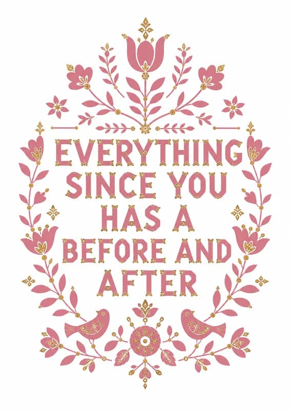 Before And After Love Card front