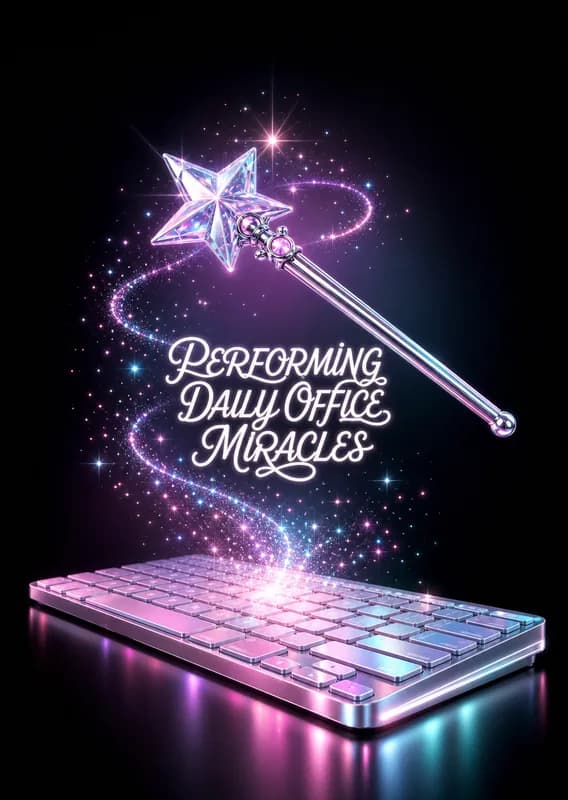 Office Wizardry Appreciation Card front