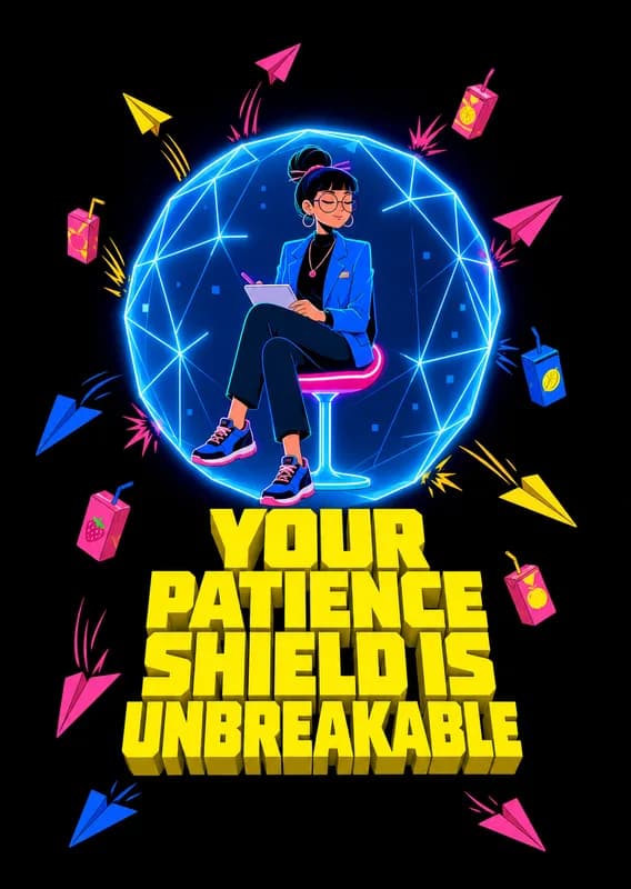 Unbreakable Patience Appreciation front