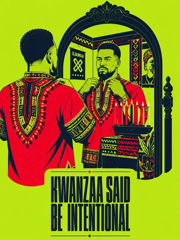 Be Intentional This Kwanzaa front