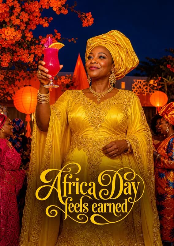Africa Day Celebration Card front