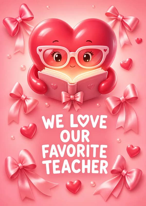 We Love Our Favorite Teacher front
