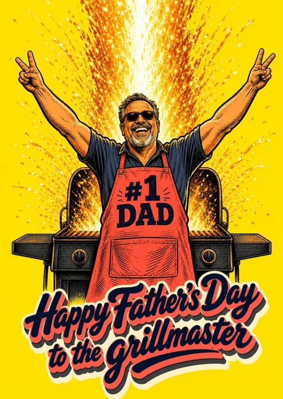 Grillmaster Dad's Day Delight front