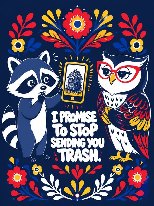 Raccoon Key to New Home front