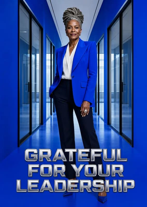 Grateful For Your Leadership front