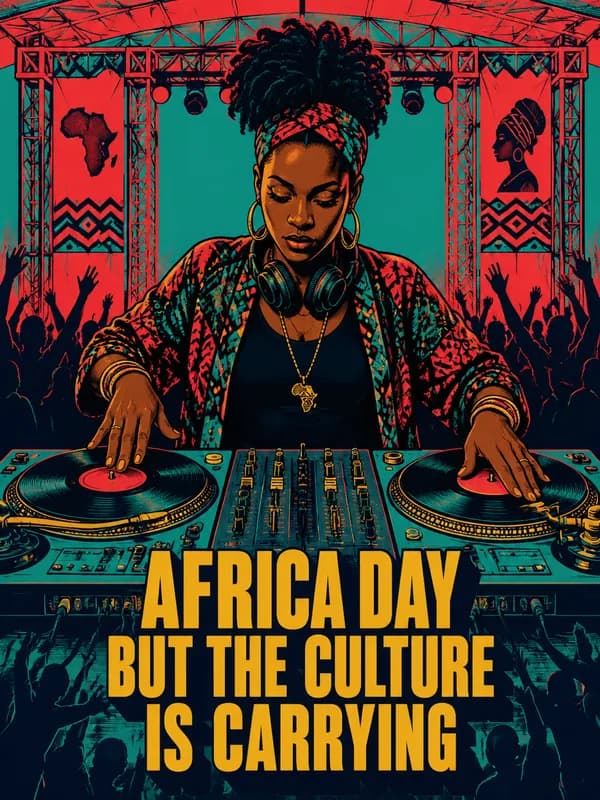 Africa Day Celebration Card front