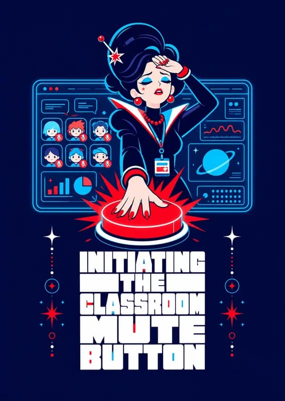 Mute Button Teacher Appreciation front
