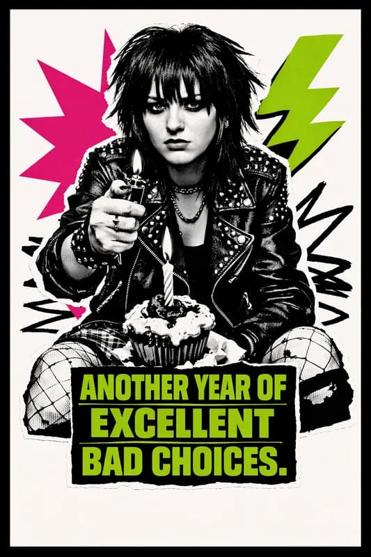 Excellent Bad Choices Birthday front