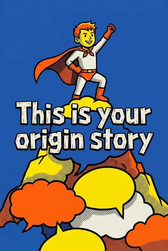 Your Origin Story Birthday front