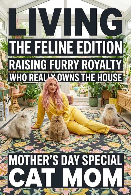 Feline Royalty Mother's Day Card front