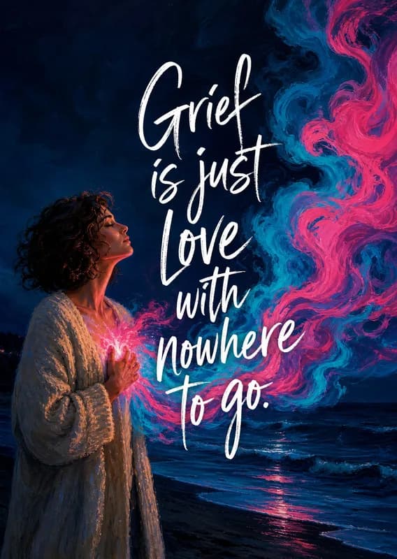 Grief Is Love With Nowhere To Go front