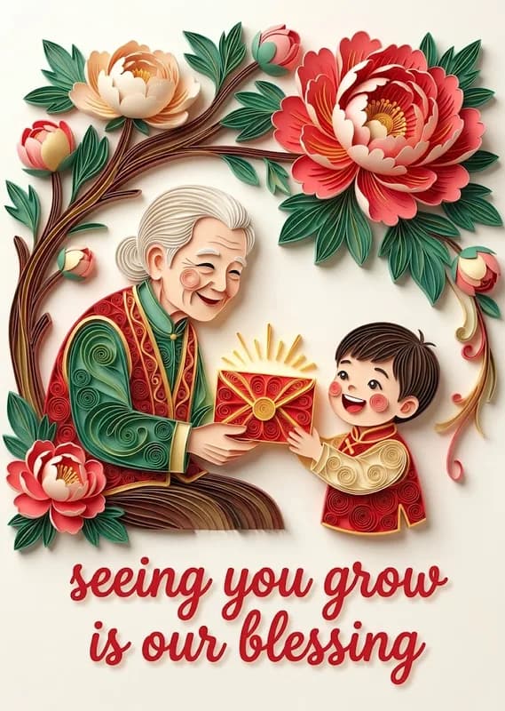 Blessings Of The New Year front